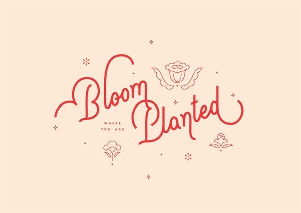 Bloom on Behance Typography design Branding design logo Logo design creative